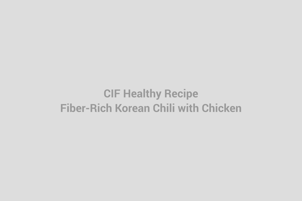 Fiber-Rich Korean Chili with Chicken