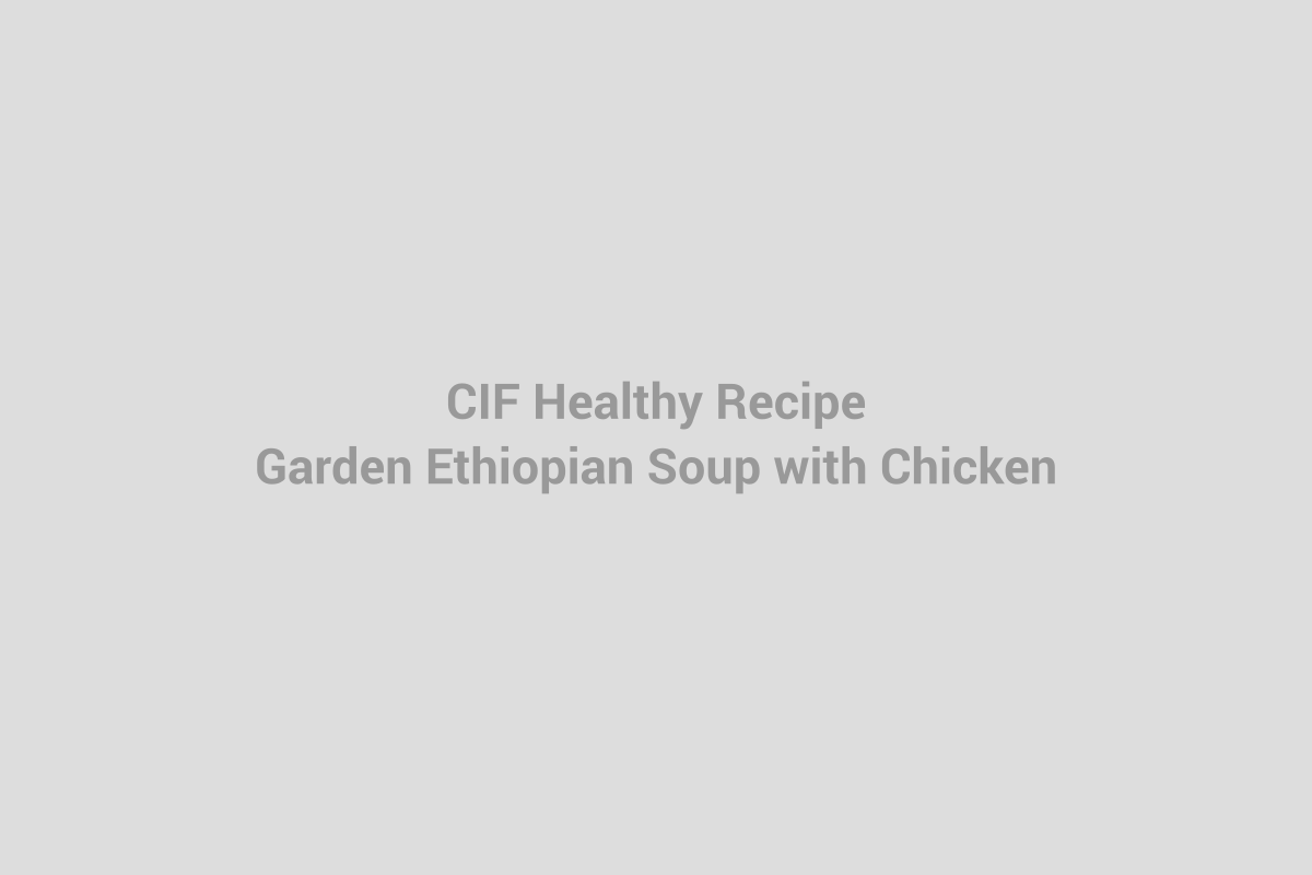 Garden Ethiopian Soup with Chicken