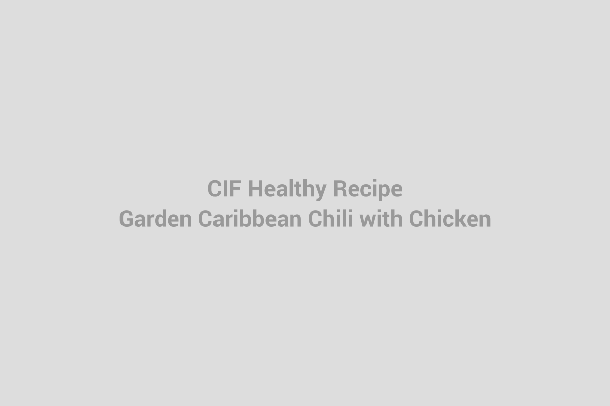Garden Caribbean Chili with Chicken
