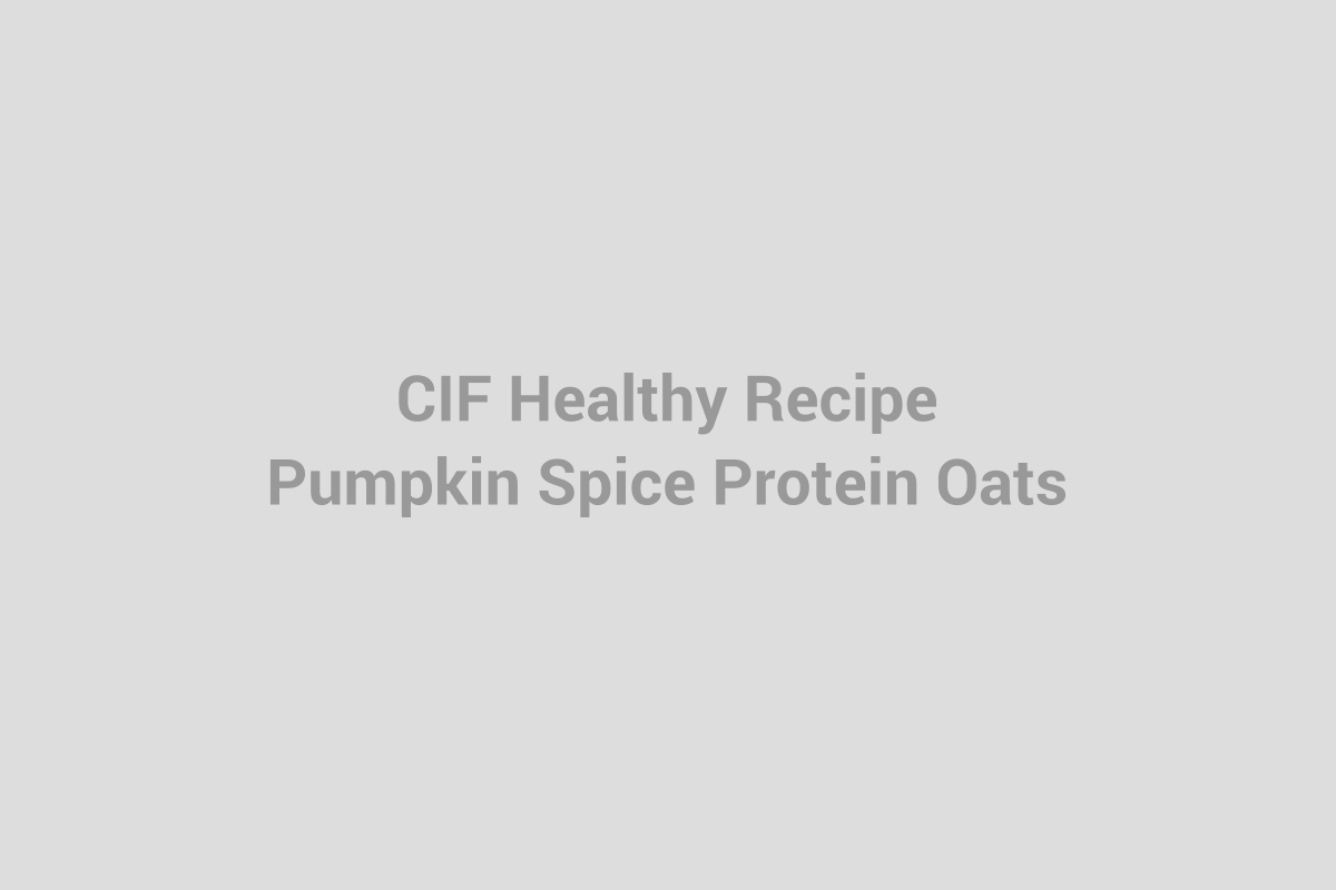 Pumpkin Spice Protein Oats