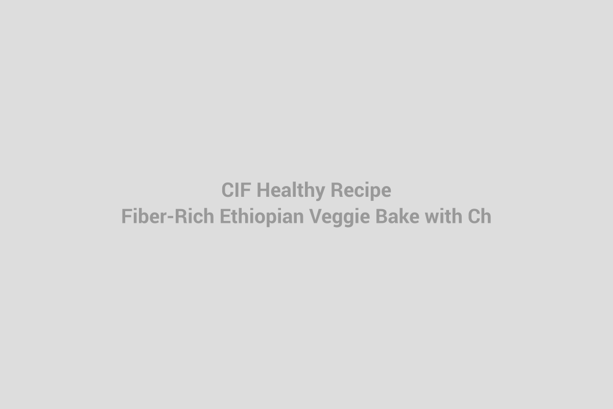 Fiber-Rich Ethiopian Veggie Bake with Chicken