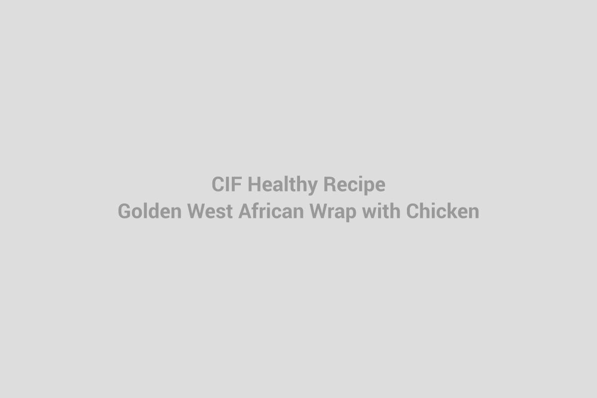 Golden West African Wrap with Chicken