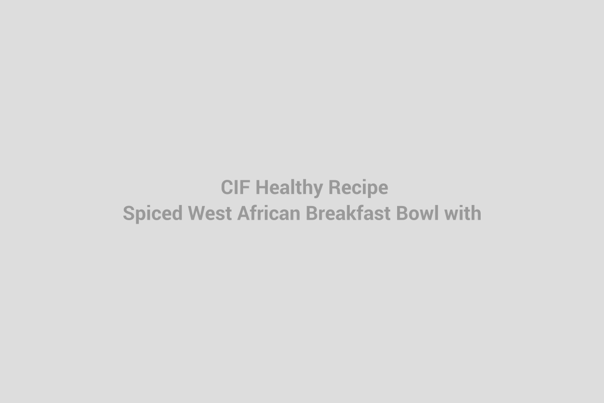 Spiced West African Breakfast Bowl with Black-Eyed Peas