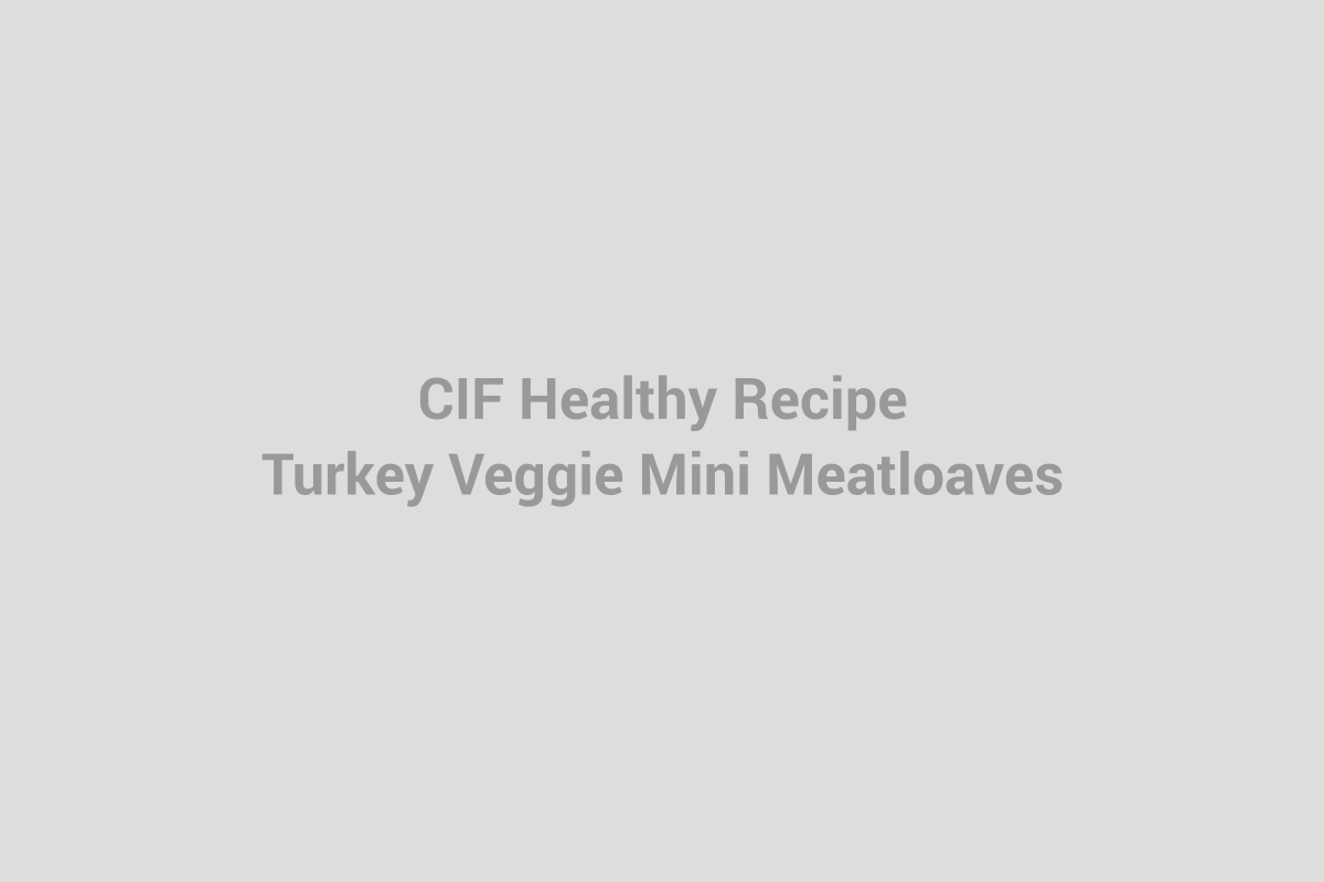 Turkey Veggie Mini Meatloaves